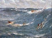 Maynard, George Willoughby Mermaids oil painting